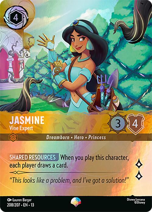 Jasmine - Vine Expert (Epic) (Holofoil) (Attack of the Vine!)(13-208/204)(EP)