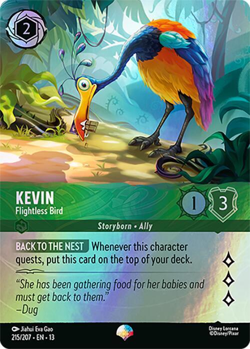 Kevin - Flightless Bird (Epic) (Holofoil) (Attack of the Vine!)(13-215/204)(EP)