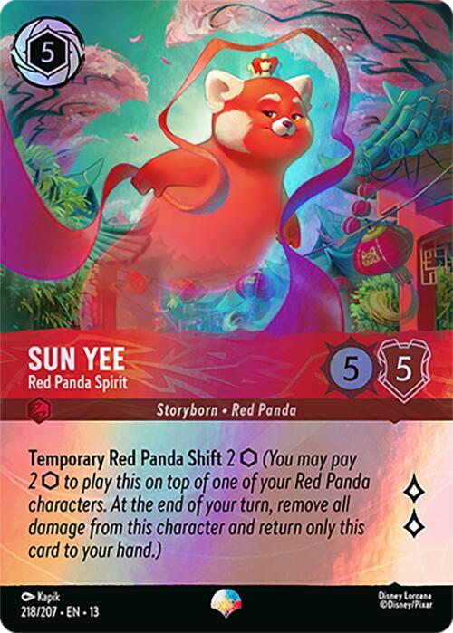 Sun Yee - Red Panda Spirit (Epic) (Holofoil) (Attack of the Vine!)(13-218/204)(EP)