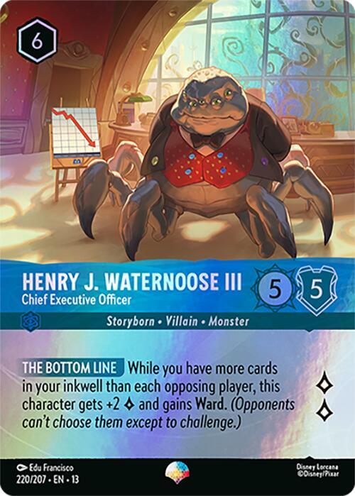 Henry J. Waternoose III - Chief Executive Officer (Epic) (Holofoil) (Attack of the Vine!)(13-220/204)(EP)
