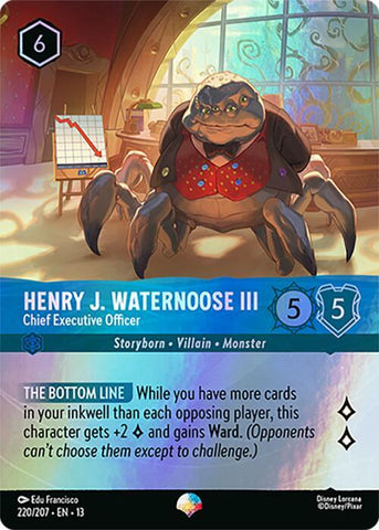 Henry J. Waternoose III - Chief Executive Officer (Epic) (Holofoil) (Attack of the Vine!)(13-220/204)(EP)