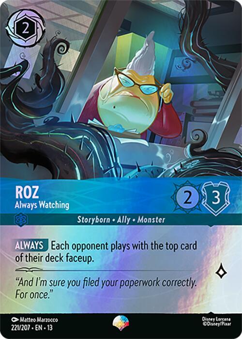Roz - Always Watching (Epic) (Holofoil) (Attack of the Vine!)(13-221/204)(EP)