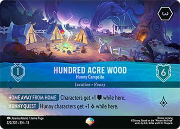 Hundred Acre Wood - Hunny Campsite (Epic) (Holofoil) (Attack of the Vine!)(13-222/204)(EP)