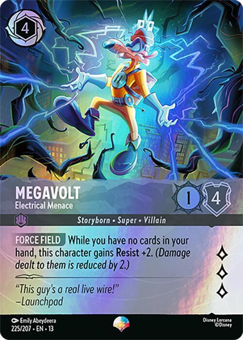 Megavolt - Electrical Menace (Epic) (Holofoil) (Attack of the Vine!)(13-225/204)(EP)