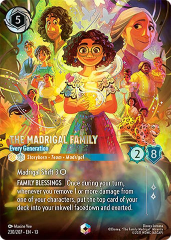 The Madrigal Family - Every Generation (Enchanted) (Holofoil) (Attack of the Vine!)(13-230/204)(EN)