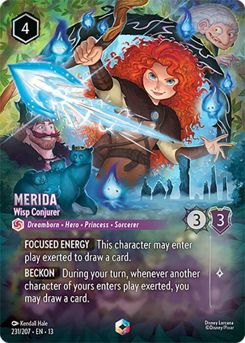 Merida - Wisp Conjurer (Enchanted) (Holofoil) (Attack of the Vine!)(13-231/204)(EN)
