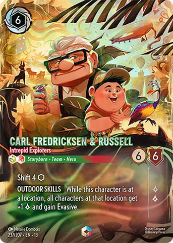 Carl Fredricksen & Russell - Intrepid Explorers (Enchanted) (Holofoil) (Attack of the Vine!)(13-237/204)(EN)