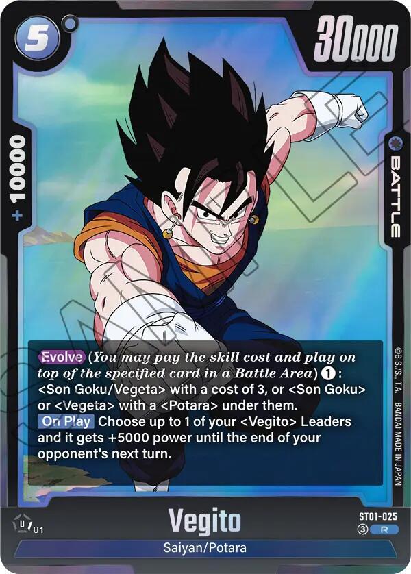Vegito [025] [Foil] (ST01-025)(R)