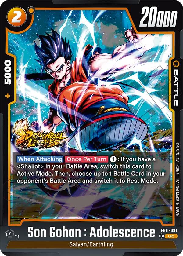 Son Gohan : Adolescence - FB11-091 (FB11-091)(UC)