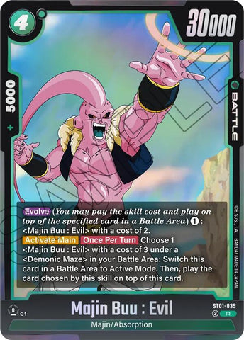Majin Buu : Evil [035] [Foil] (ST01-035)(R)