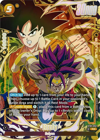 Broly [051] [Alternate Art] [Foil] (ST01-051)(R)