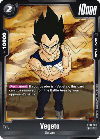 Vegeta [063] [Foil] (ST01-063)(C)