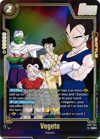 Vegeta [064] [Alternate Art] [Foil] (ST01-064)(R)