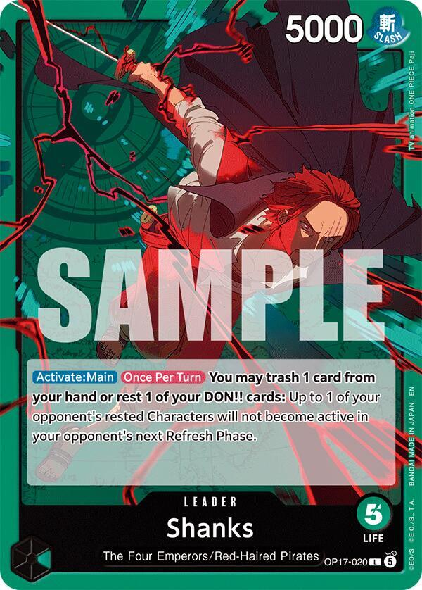 Shanks (020) (The World's Strongest Warriors)(OP17-020)(L)