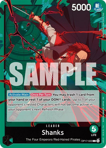 Shanks (020) (The World's Strongest Warriors)(OP17-020)(L)