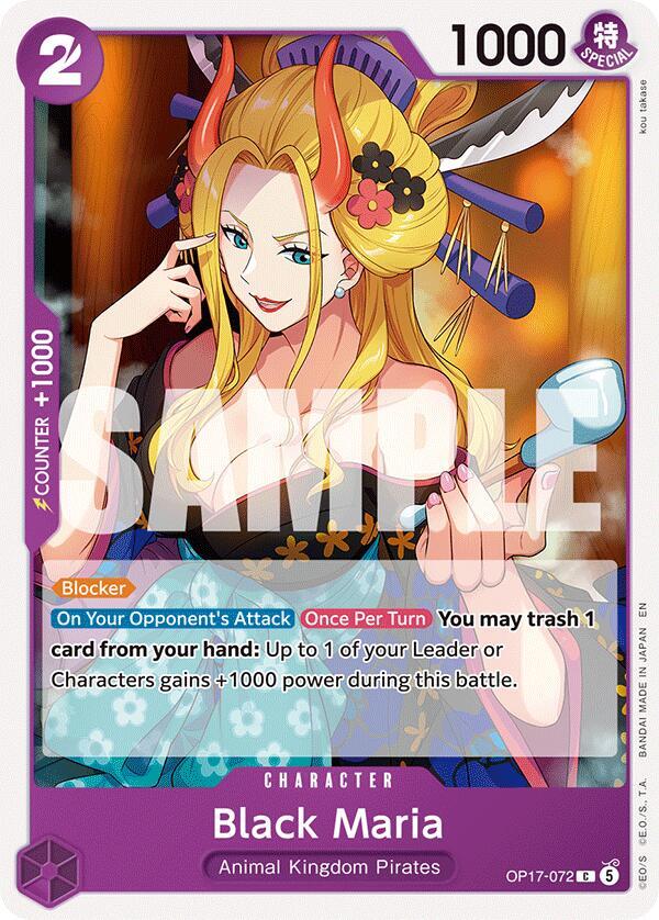 Black Maria (The World's Strongest Warriors)(OP17-072)(C)