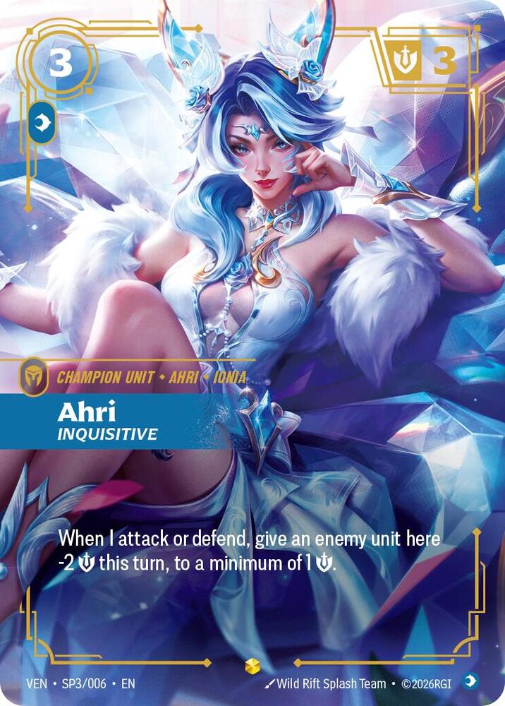 Ahri, Inquisitive (Foil) (Vendetta)(VEN-SP3/006)(E)
