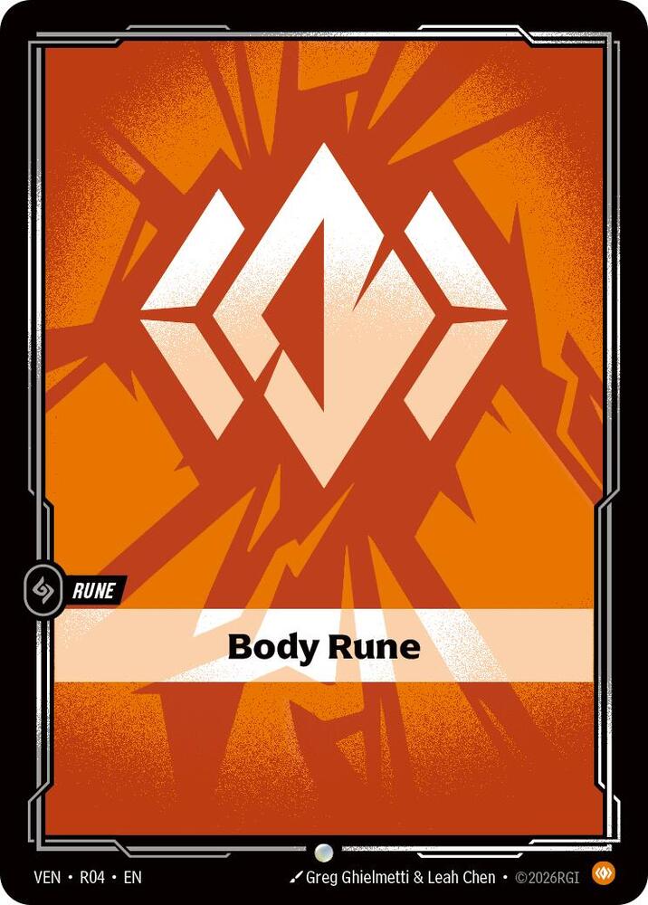 Body Rune (Vendetta)(VEN-R04)(C)