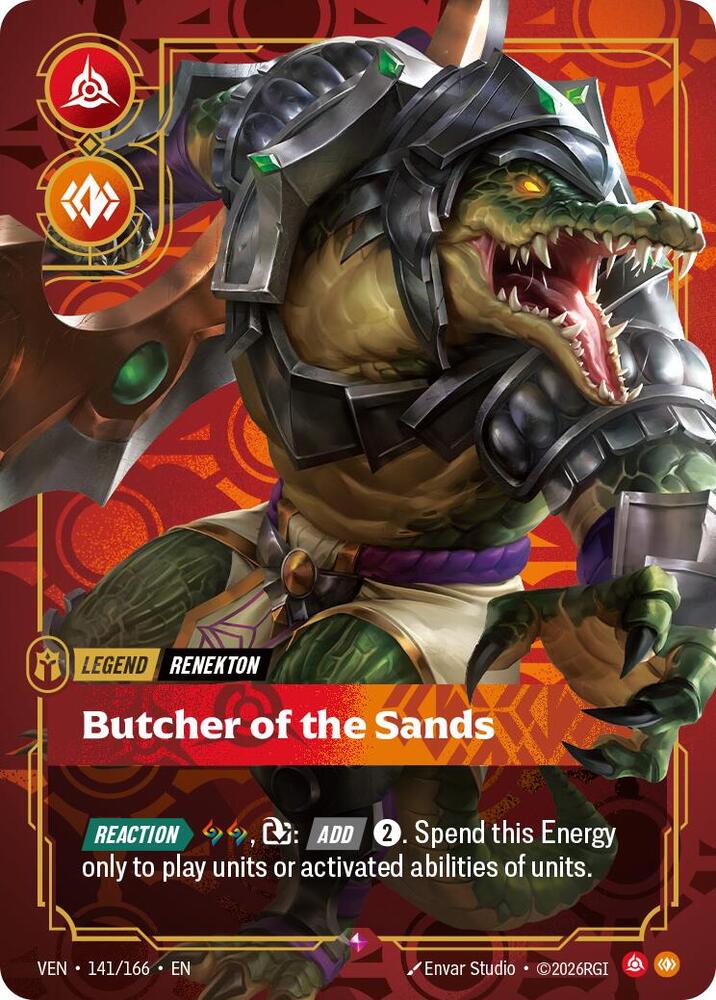 Renekton - Butcher of the Sands (Foil) (Vendetta)(VEN-141/166)(R)