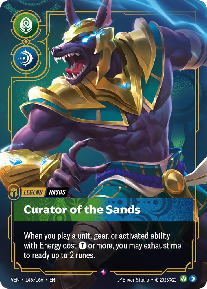 Nasus - Curator of the Sands (Foil) (Vendetta)(VEN-145/166)(R)