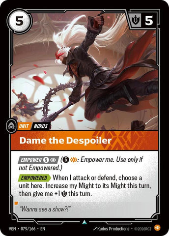 Dame the Despoiler (Vendetta)(VEN-079/166)(U)