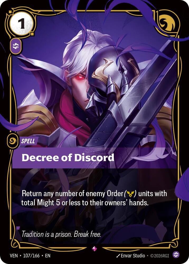 Decree of Discord (Foil) (Vendetta)(VEN-107/166)(R)