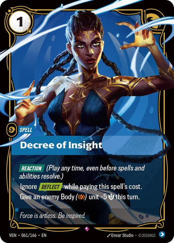 Decree of Insight (Foil) (Vendetta)(VEN-061/166)(R)