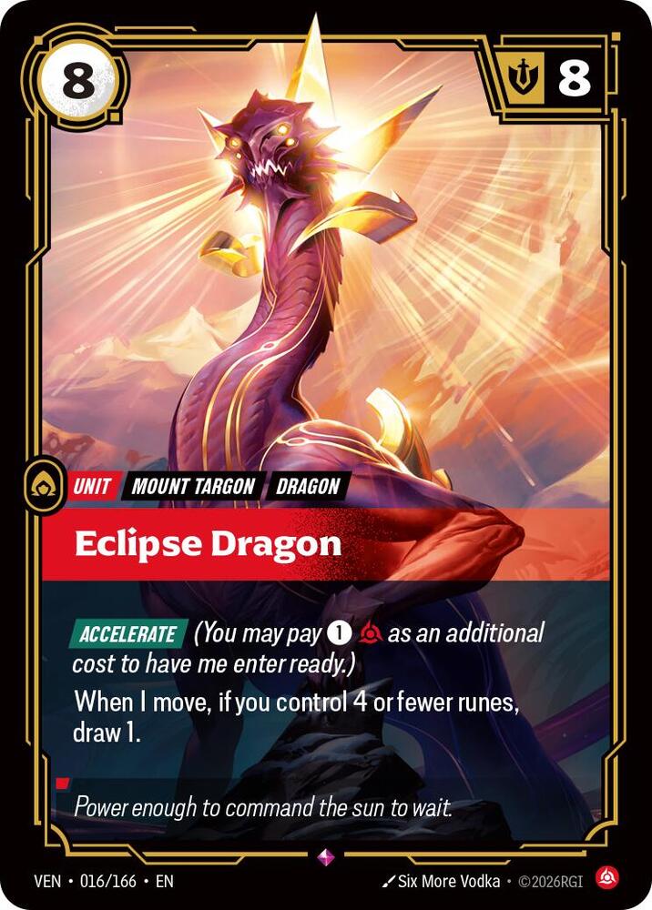 Eclipse Dragon (Foil) (Vendetta)(VEN-016/166)(R)