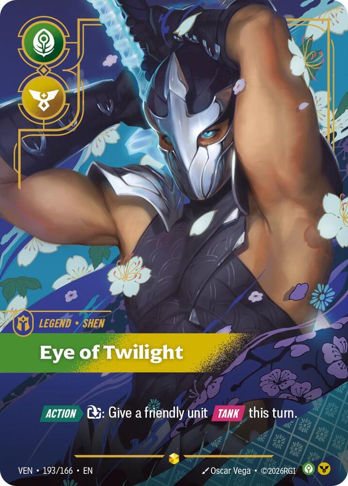 Shen - Eye of Twilight (Overnumbered) (Foil) (Vendetta)(VEN-193/166)(R)