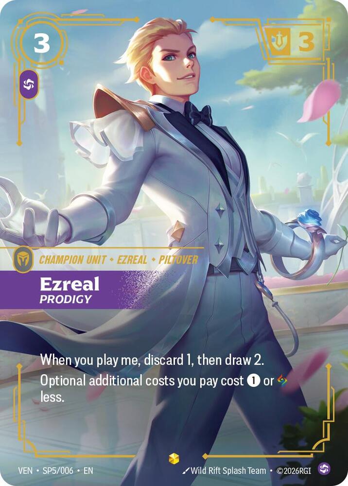 Ezreal, Prodigy (Foil) (Vendetta)(VEN-SP5/006)(E)