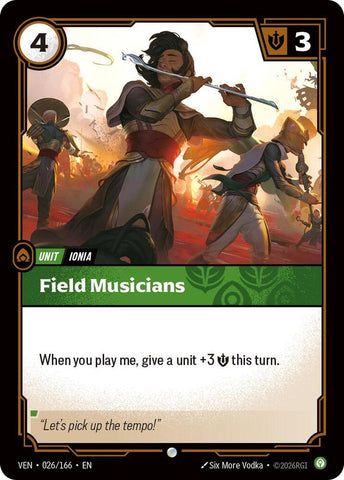 Field Musicians (Vendetta)(VEN-026/166)(C)