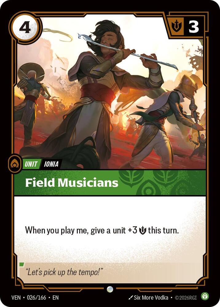 Field Musicians (Vendetta)(VEN-026/166)(C)