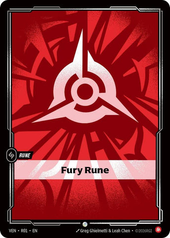 Fury Rune (Vendetta)(VEN-R01)(C)