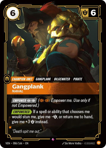 Gangplank, Naval (Foil) (Vendetta)(VEN-086/166)(R)