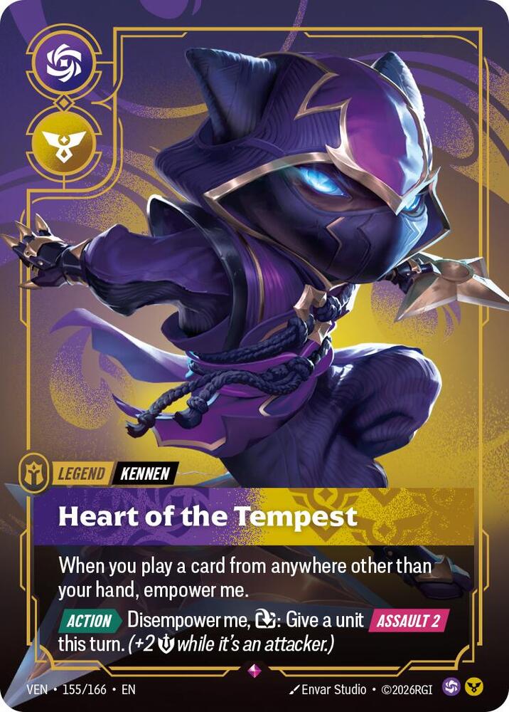 Yordle, Kennen - Heart of the Tempest (Foil) (Vendetta)(VEN-155/166)(R)