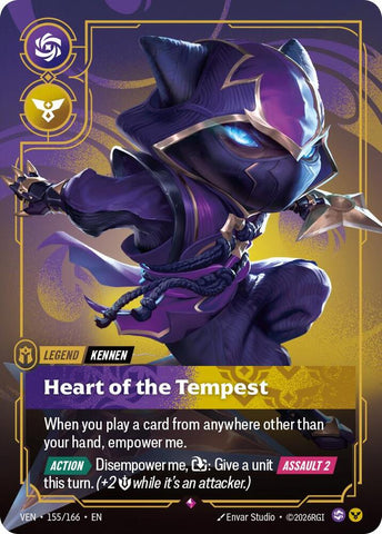 Yordle, Kennen - Heart of the Tempest (Foil) (Vendetta)(VEN-155/166)(R)