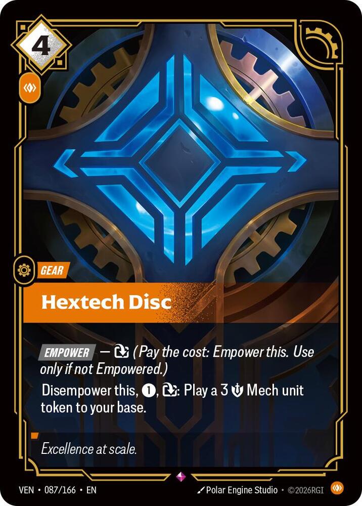 Hextech Disc (Foil) (Vendetta)(VEN-087/166)(R)
