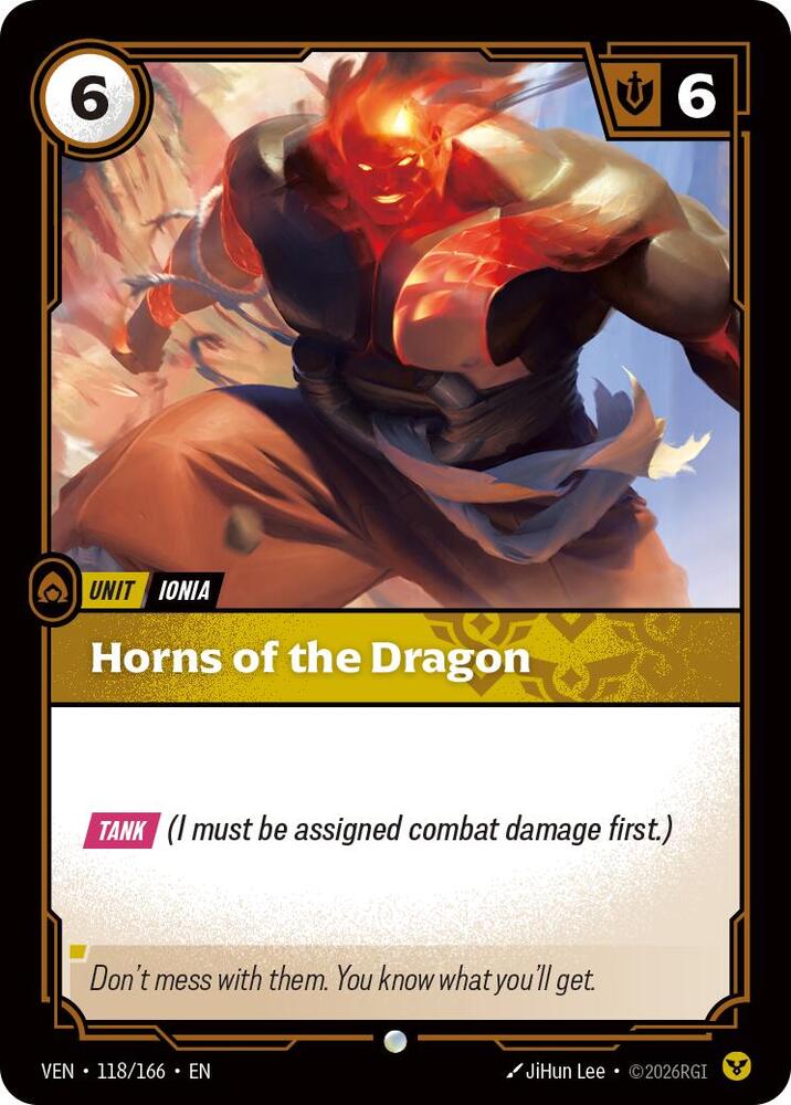 Horns of the Dragon (Vendetta)(VEN-118/166)(C)