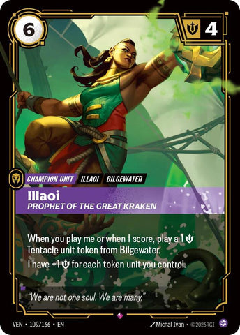 Illaoi, Prophet of the Great Kraken (Foil) (Vendetta)(VEN-109/166)(R)