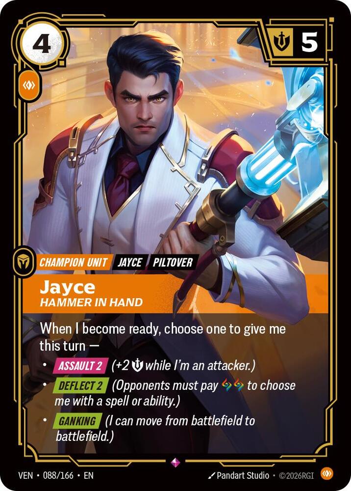 Jayce, Hammer in Hand (Foil) (Vendetta)(VEN-088/166)(R)