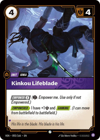 Kinkou Lifeblade (Vendetta)(VEN-093/166)(C)