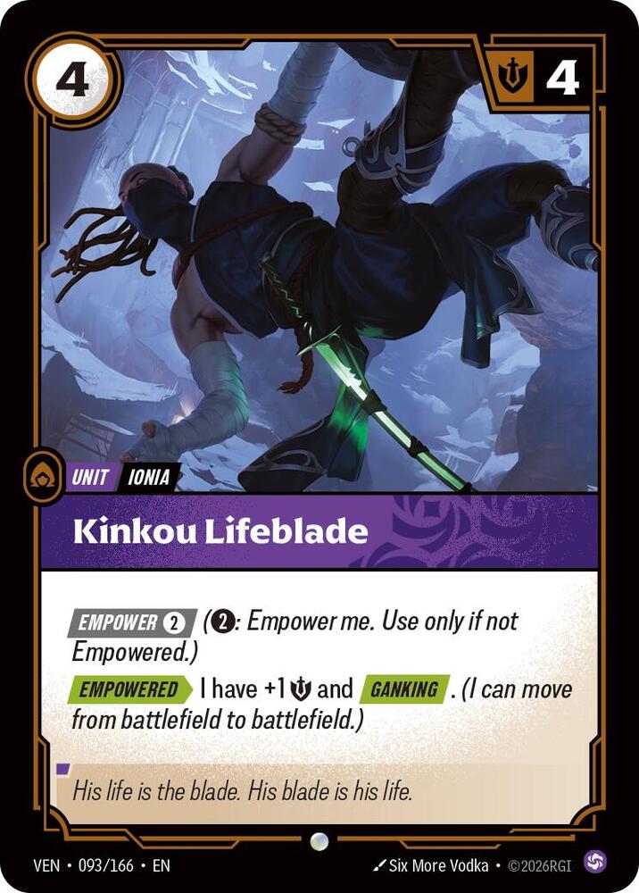 Kinkou Lifeblade (Vendetta)(VEN-093/166)(C)