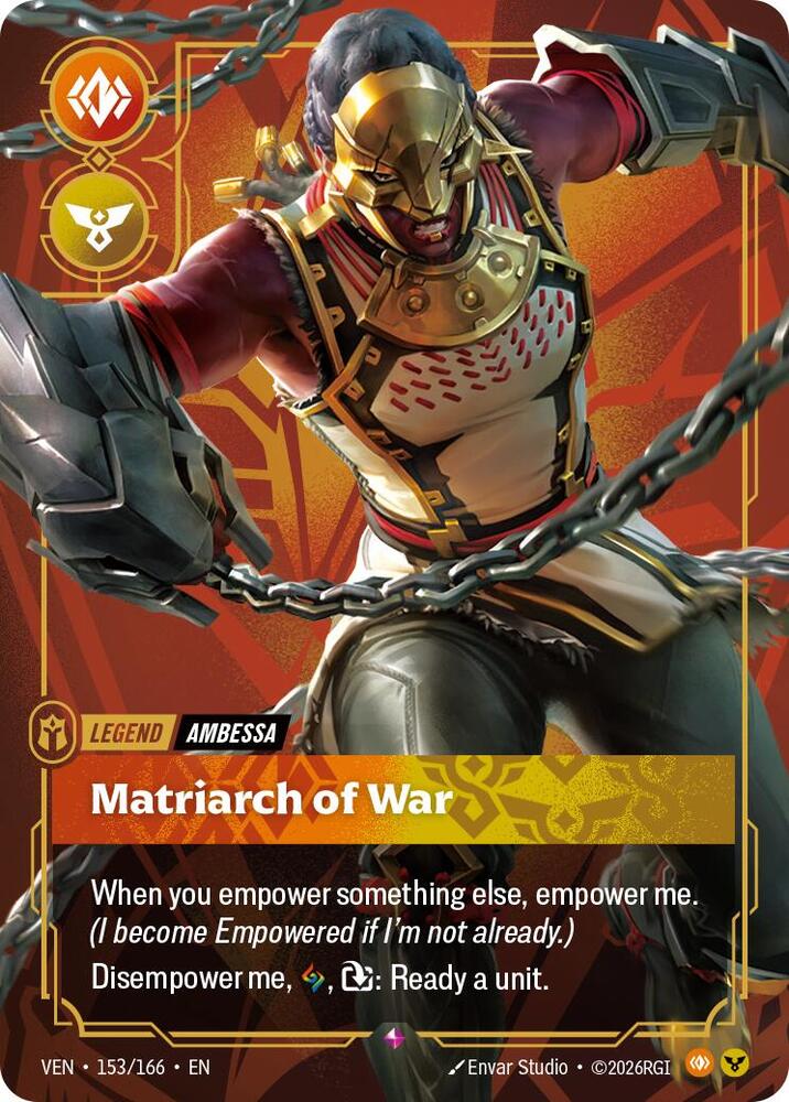 Ambessa - Matriarch of War (Foil) (Vendetta)(VEN-153/166)(R)