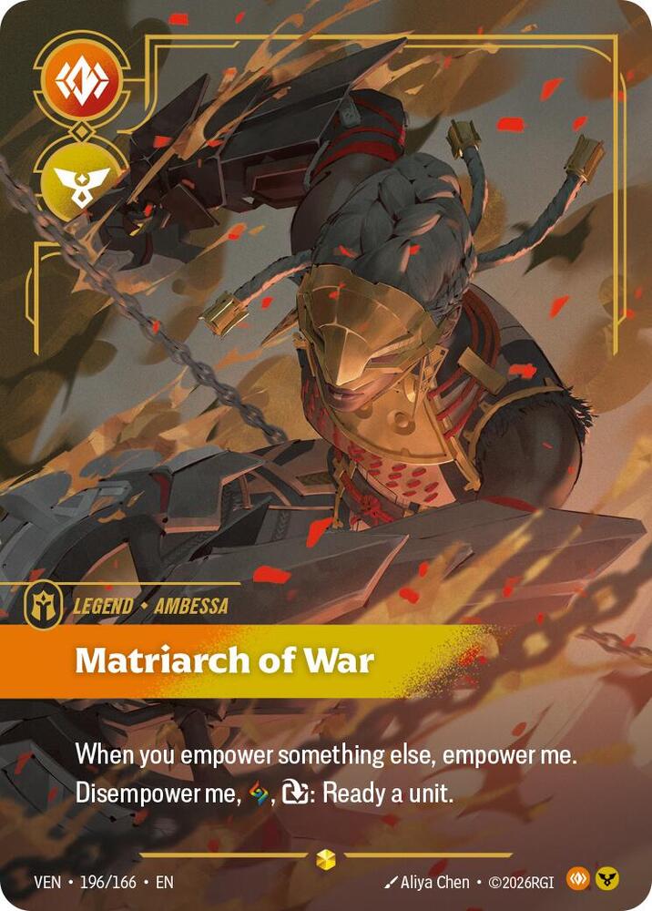 Ambessa - Matriarch of War (Overnumbered) (Vendetta)(VEN-196/166)(R)
