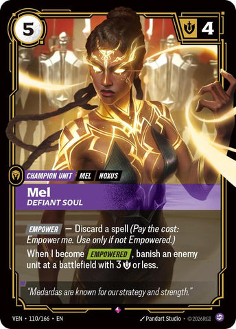 Mel, Defiant Soul (Foil) (Vendetta)(VEN-110/166)(R)