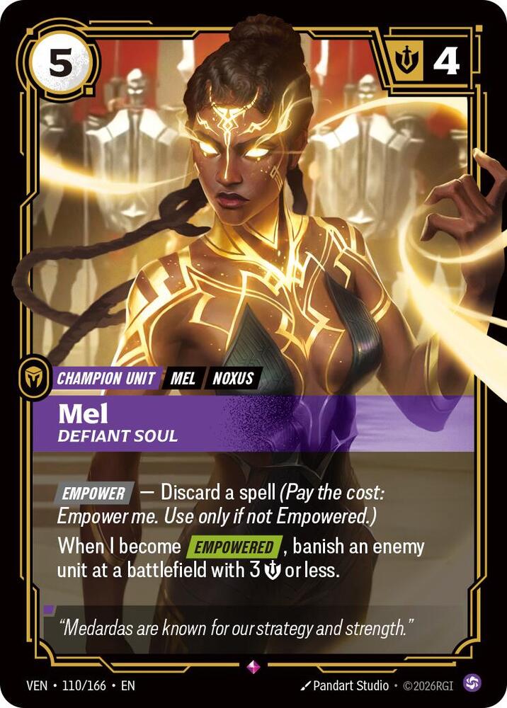 Mel, Defiant Soul (Foil) (Vendetta)(VEN-110/166)(R)