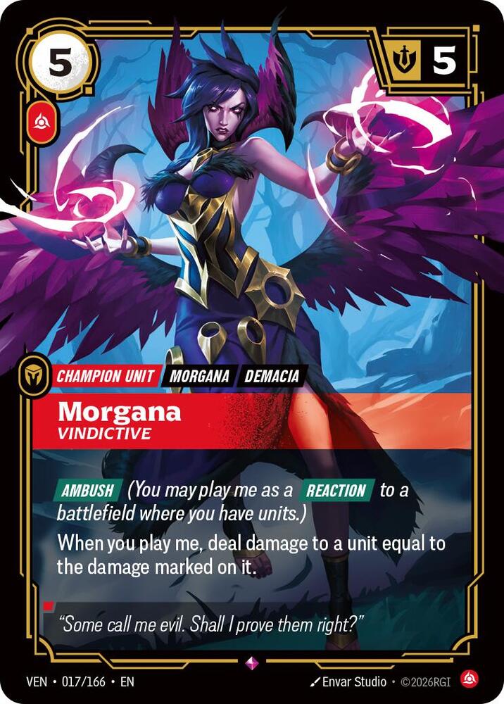 Morgana, Vindictive (Foil) (Vendetta)(VEN-017/166)(R)