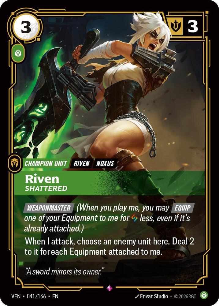Riven, Shattered (Foil) (Vendetta)(VEN-041/166)(R)