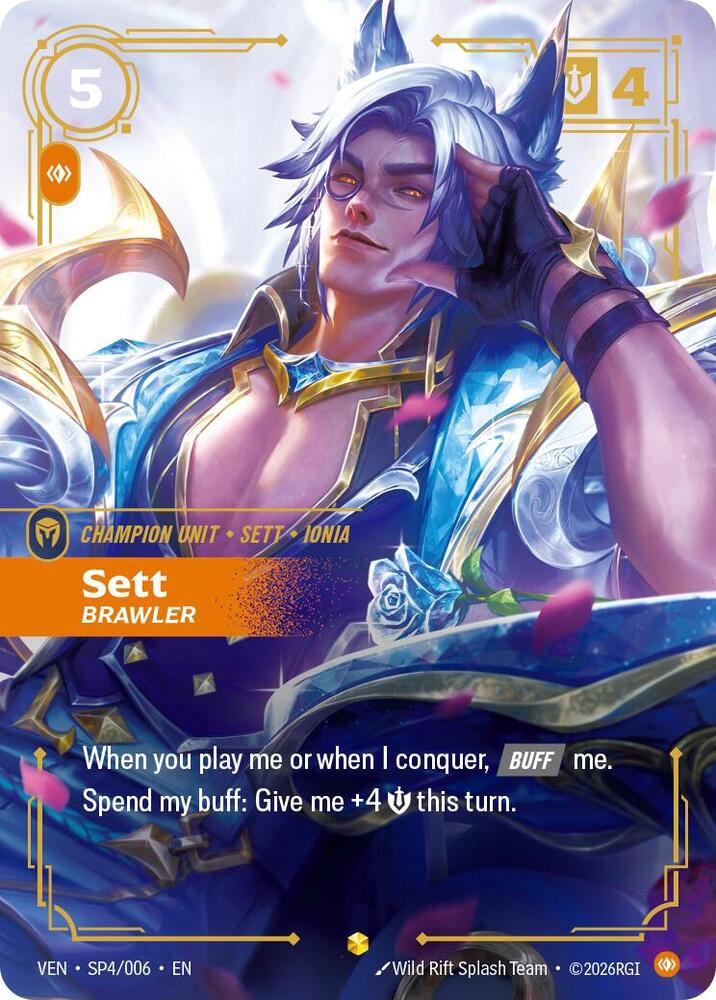 Sett, Brawler (Foil) (Vendetta)(VEN-SP4/006)(E)