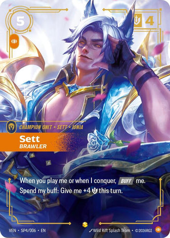 Sett, Brawler (Foil) (Vendetta)(VEN-SP4/006)(E)